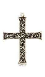 14kt Gold Cross Medal" itemprop="image