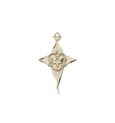 14kt Gold Cross Medal" itemprop="image