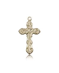 14kt Gold Cross Medal" itemprop="image