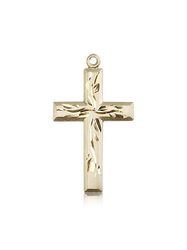 14kt Gold Cross Medal" itemprop="image