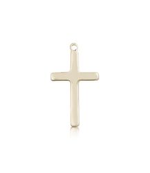 14kt Gold Cross Medal" itemprop="image