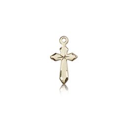14kt Gold Cross Medal" itemprop="image