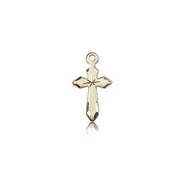 14kt Gold Cross Medal" itemprop="image