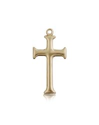 14kt Gold Cross Medal" itemprop="image