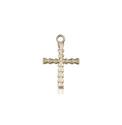 14kt Gold Cross Medal" itemprop="image