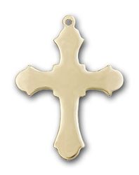 14kt Gold Cross Medal" itemprop="image