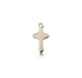 14kt Gold Cross Medal" itemprop="image