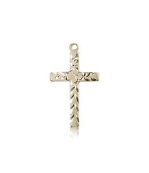 14kt Gold Cross Medal" itemprop="image