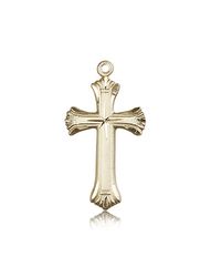 14kt Gold Cross Medal" itemprop="image