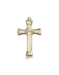 14kt Gold Cross Medal" itemprop="image