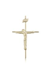 14kt Gold Crucifix Medal" itemprop="image