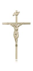 14kt Gold Crucifix Medal" itemprop="image