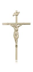 14kt Gold Crucifix Medal" itemprop="image