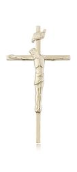 14kt Gold Crucifix Medal" itemprop="image