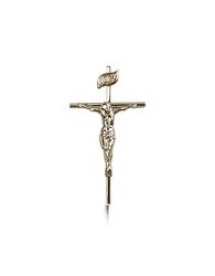 14kt Gold Crucifix Medal" itemprop="image