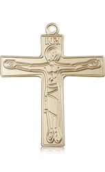 14kt Gold Cursillio Cross Medal" itemprop="image