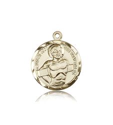 14kt Gold Dismas Medal" itemprop="image