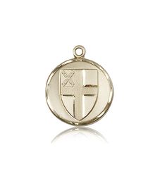 14kt Gold Episcopal Medal" itemprop="image