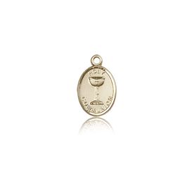 14kt Gold Holy Communion Medal" itemprop="image