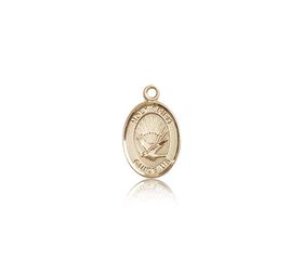 14kt Gold Holy Spirit Patron Saint Medal - Small" itemprop="image