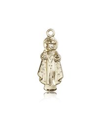 14kt Gold Infant of Prague Medal" itemprop="image