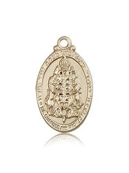 14kt Gold Jewish Protection Medal" itemprop="image