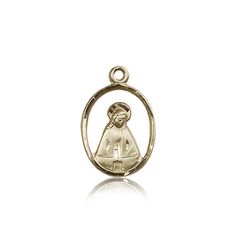 14kt Gold Madonna Medal" itemprop="image