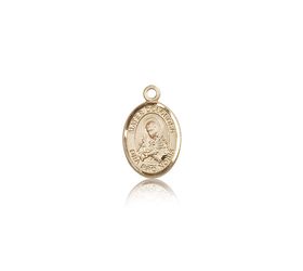 14kt Gold Mater Dolorosa Patron Saint Medal - Small" itemprop="image