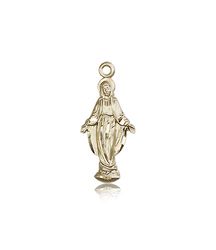 14kt Gold Miraculous Medal" itemprop="image