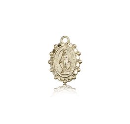 14kt Gold Miraculous Medal" itemprop="image