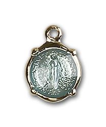 14kt Gold Miraculous Medal" itemprop="image