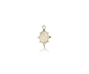 14kt Gold Miraculous Medal" itemprop="image