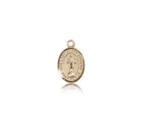 14kt Gold Our Lady of All Nations Patron Saint Medal - Small" itemprop="image