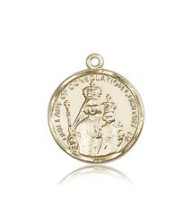 14kt Gold Our Lady of Consolation Medal" itemprop="image