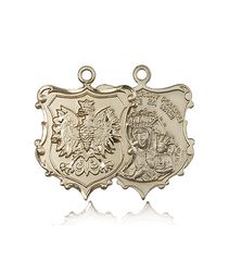 14kt Gold Our Lady of Czestochowa Medal" itemprop="image