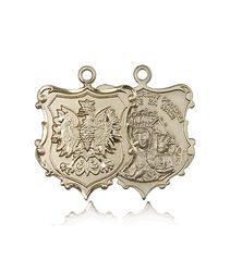 14kt Gold Our Lady of Czestochowa Medal" itemprop="image