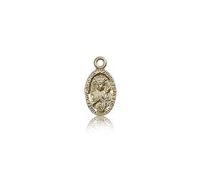 14kt Gold Our Lady of Czestochowa Medal" itemprop="image