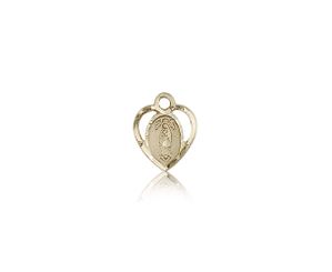 14kt Gold Our Lady of Guadalupe Medal" itemprop="image