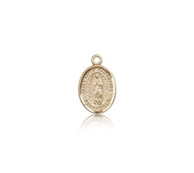 14kt Gold Our Lady of Guadalupe Patron Saint Medal - Small" itemprop="image