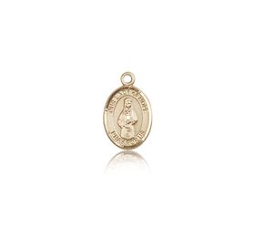 14kt Gold Our Lady of Hope Patron Saint Medal - Small" itemprop="image