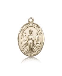 14kt Gold Our Lady of Knock Patron Saint Medal - Large" itemprop="image