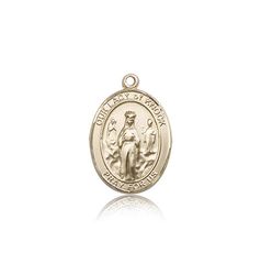 14kt Gold Our Lady of Knock Patron Saint Medal - Medium" itemprop="image