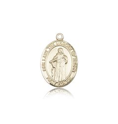 14kt Gold Our Lady Of Knots Patron Saint Medal - Medium" itemprop="image