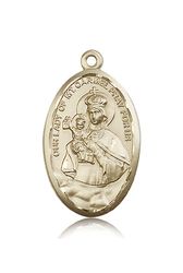 14kt Gold Our Lady of Mount Carmel Medal" itemprop="image