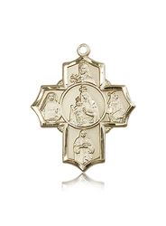 14kt Gold Our Lady of Mount Carmel Medal" itemprop="image