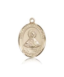 14kt Gold Our Lady of San Juan Patron Saint Medal - Large" itemprop="image