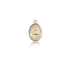 14kt Gold Our Lady of San Juan Patron Saint Medal - Small" itemprop="image