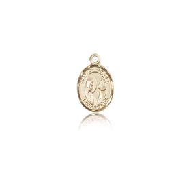 14kt Gold Our Lady Star of the Sea Patron Saint Medal - Small" itemprop="image