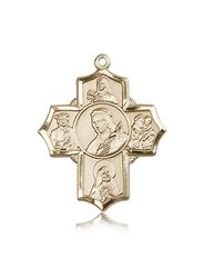 14kt Gold Philomena/Ther/Rita/Ant/Jude Medal" itemprop="image