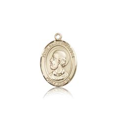 14kt Gold Pope Saint Eugene I Patron Saint Medal - Medium" itemprop="image